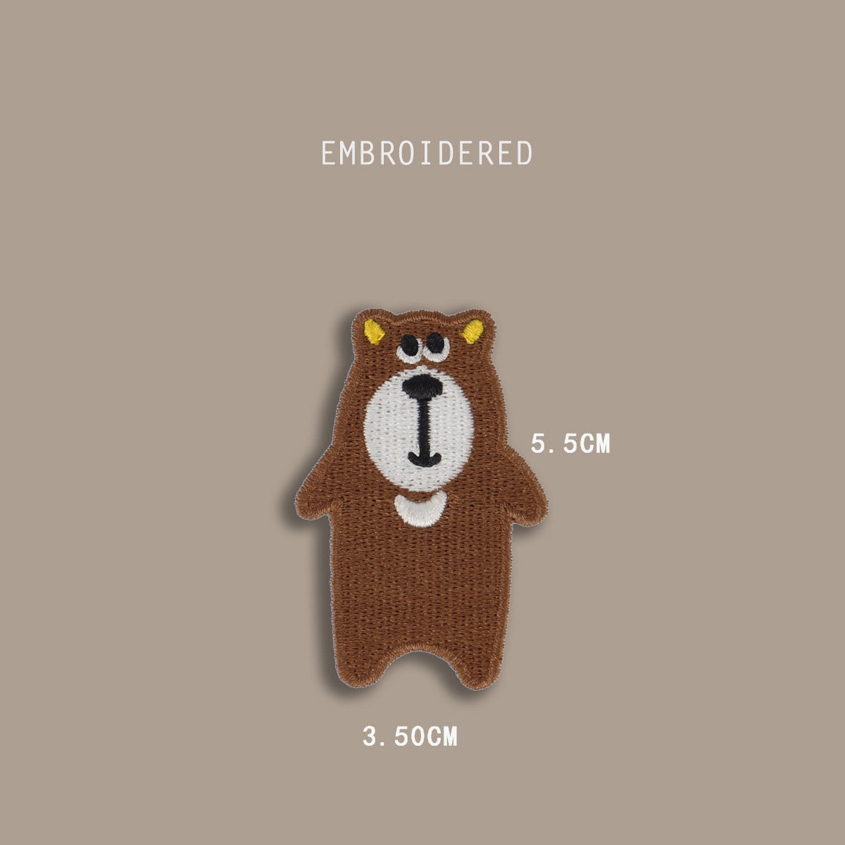 Brown Bear & Black Bear Patches(Stick-On)