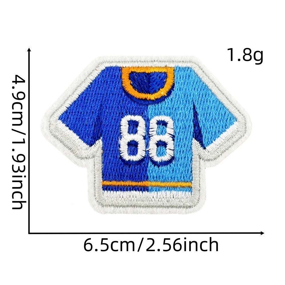 I Love Football Patches (Iron-On)