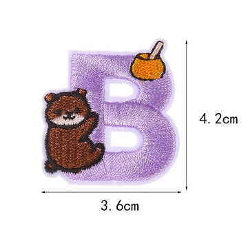 Animal Alphabet Embroidered Patches - CheerCove