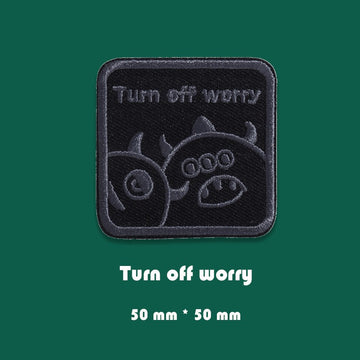 Black Icon Embroidered Patches ① - Multiple Designs Available - CheerCove