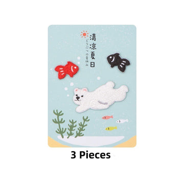 Animals on Vacation Embroidered Patches - Multiple Designs Available - CheerCove