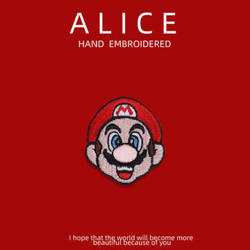 Retro Plumber Hero Patches(Stick-On)