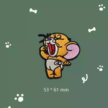 Cat and Mouse Patches(Stick-On)