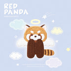 Funny Red Panda Embroidered Patches - Multiple Designs Available - CheerCove