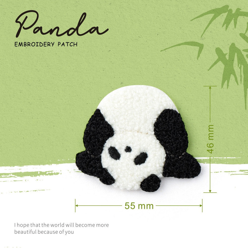 Cute Panda ③ Embroidered Patches - Multiple Designs Available - CheerCove