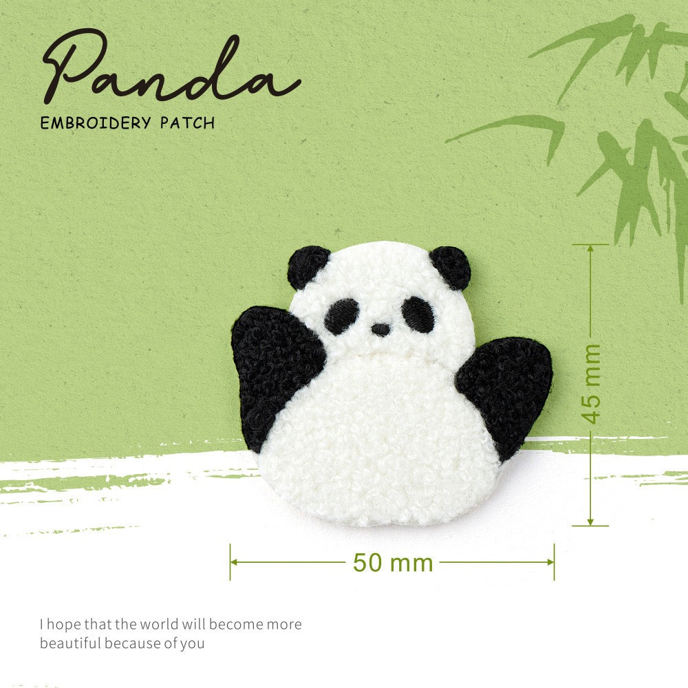 Cute Panda ③ Embroidered Patches - Multiple Designs Available - CheerCove