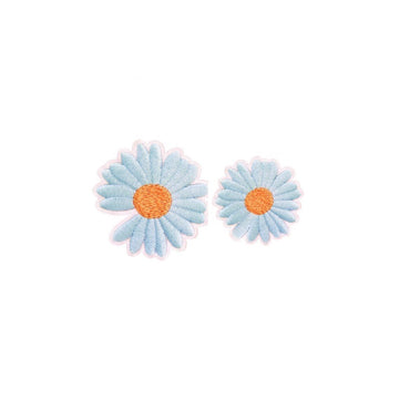 Multicolor Daisy Embroidered Patches - Multiple Designs Available - CheerCove
