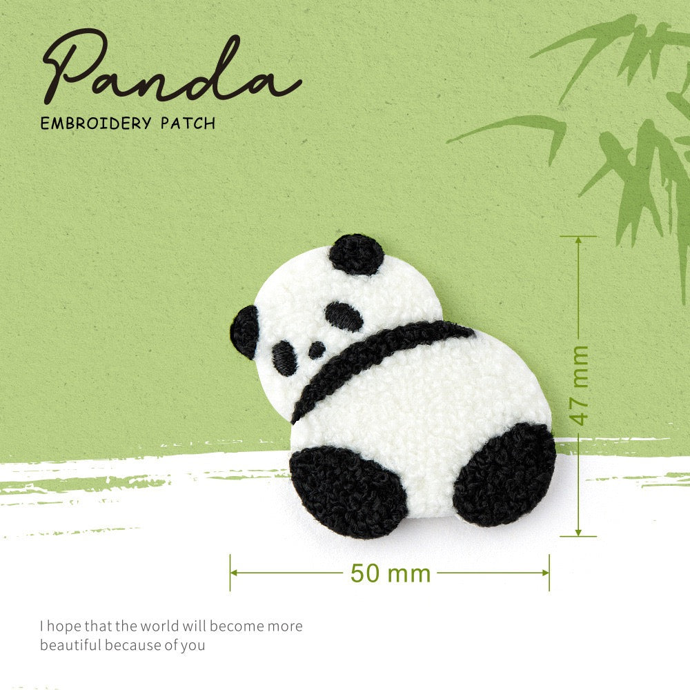 Cute Panda ③ Embroidered Patches - Multiple Designs Available - CheerCove