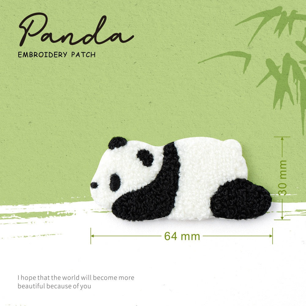 Cute Panda ③ Embroidered Patches - Multiple Designs Available - CheerCove