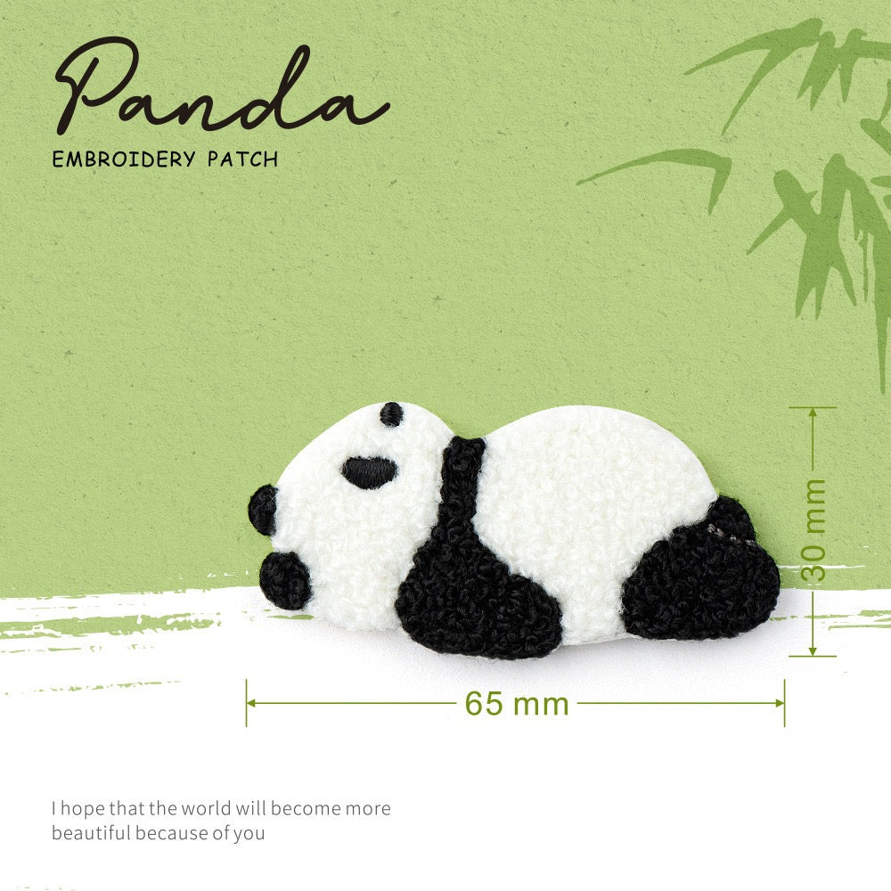 Cute Panda ③ Embroidered Patches - Multiple Designs Available - CheerCove