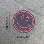 Happy Face Patches (Iron-On)