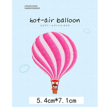 Love Hot Air Balloon Patches (Stick-On)