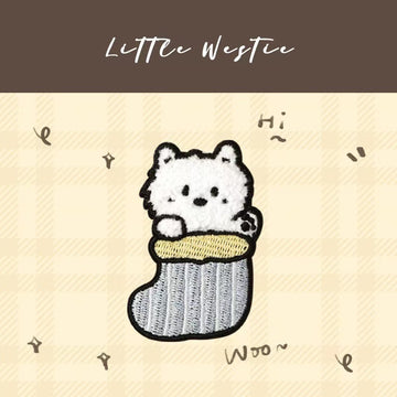 Westie Dog Patches(Stick-On)