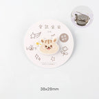 Embroidered Pins of Hamster
