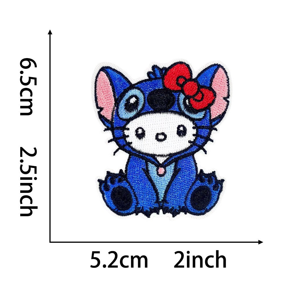 Cute Cartoon Cat Patches (Iron-On)