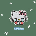 Bow-Tied Kitten Patches (Stick-On)