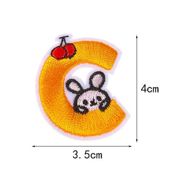 Animal Alphabet Embroidered Patches - CheerCove