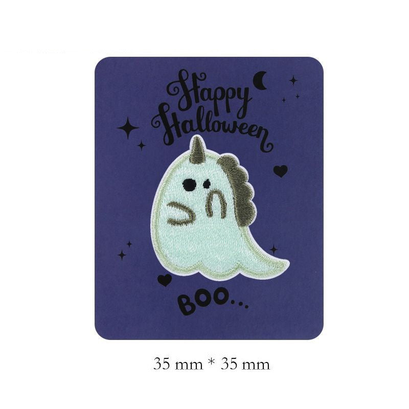Little Ghost Embroidered Patches - Multiple Designs Available - CheerCove