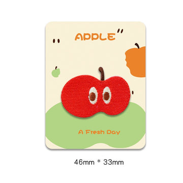 Apple Embroidered Patches - Multiple Designs Available - CheerCove