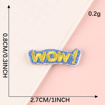 Minimalist Word Embroidered Patches ② - Multiple Designs Available - CheerCove