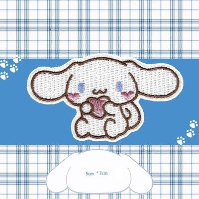 Cinnamon Swirl Pup Patches (Stick-On)