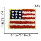 Stars & Stripes ① Patches (Iron-On)