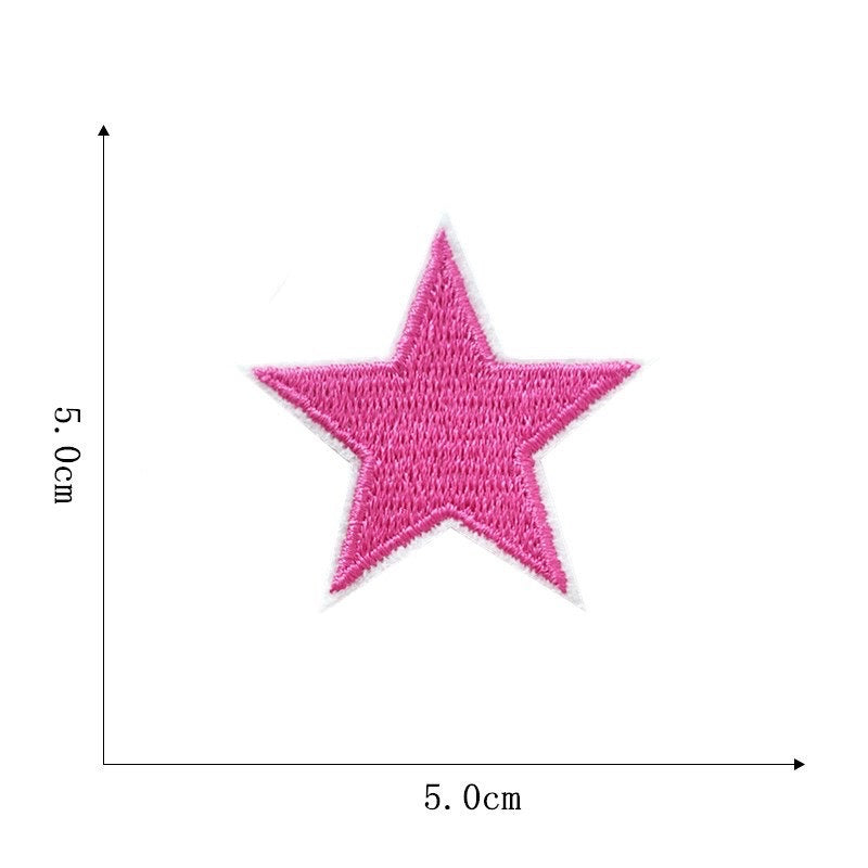 Colorful Stars Patches (Iron-On)