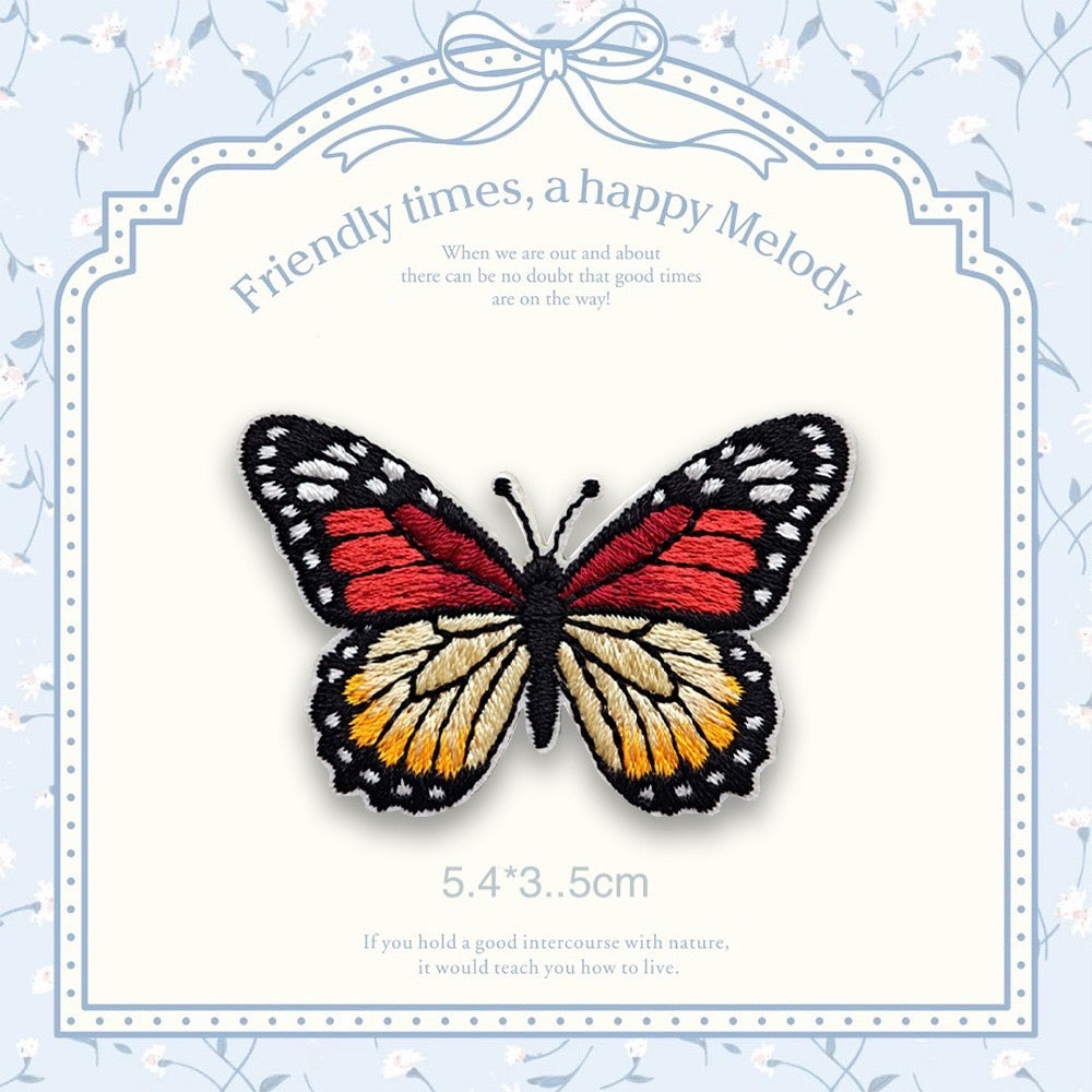 Spring Butterfly Patches (Stick-On)