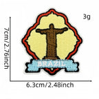 World Landmarks Patches (Iron-On)