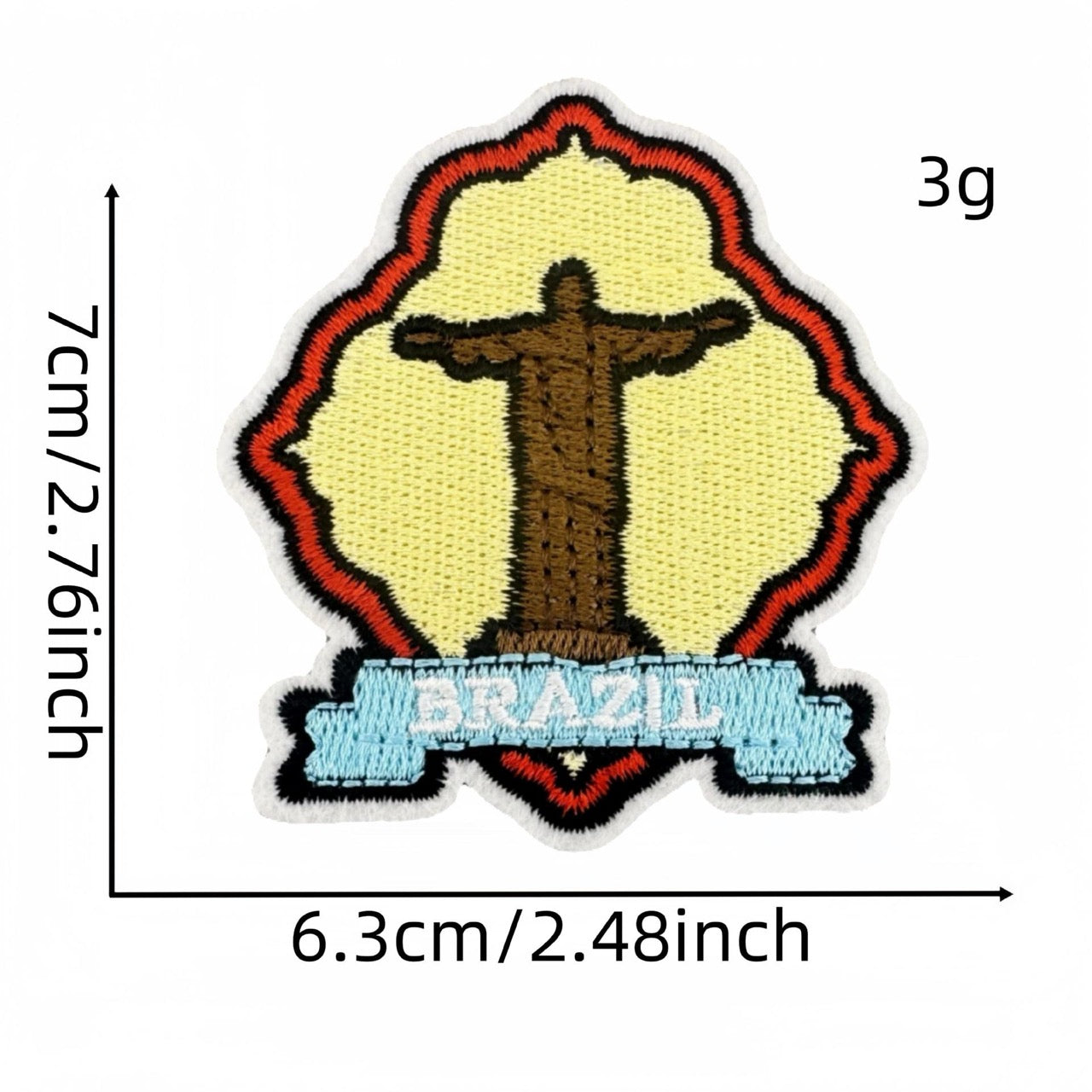World Landmarks Patches (Iron-On)