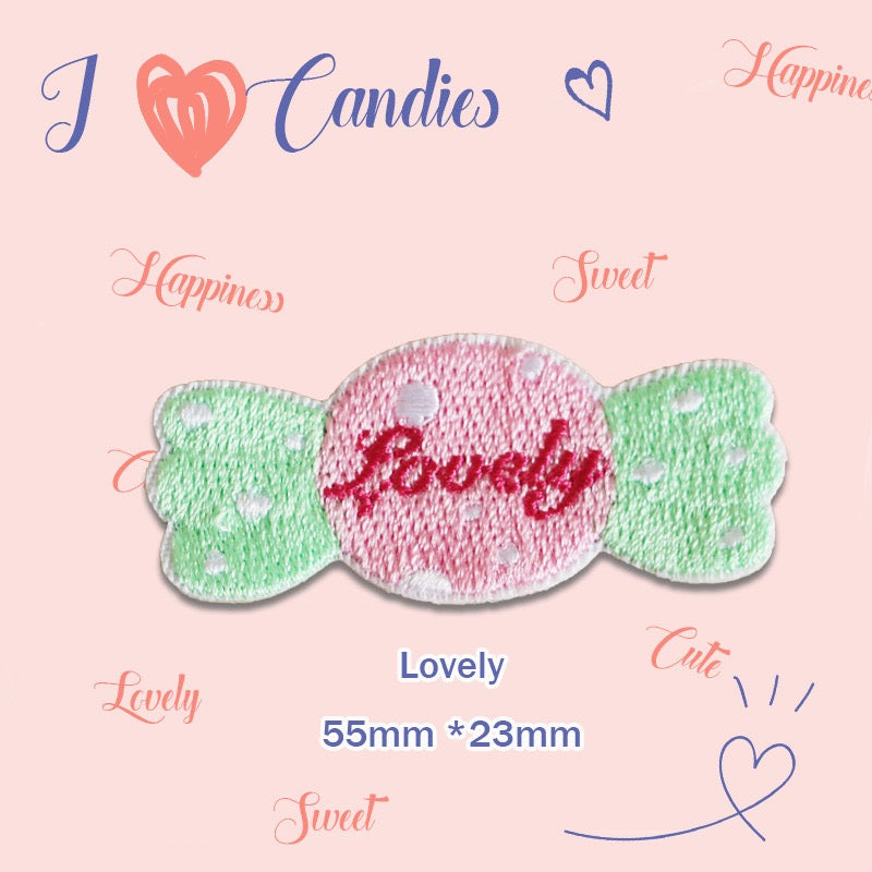 Candy Embroidered Patches - Multiple Designs Available - CheerCove