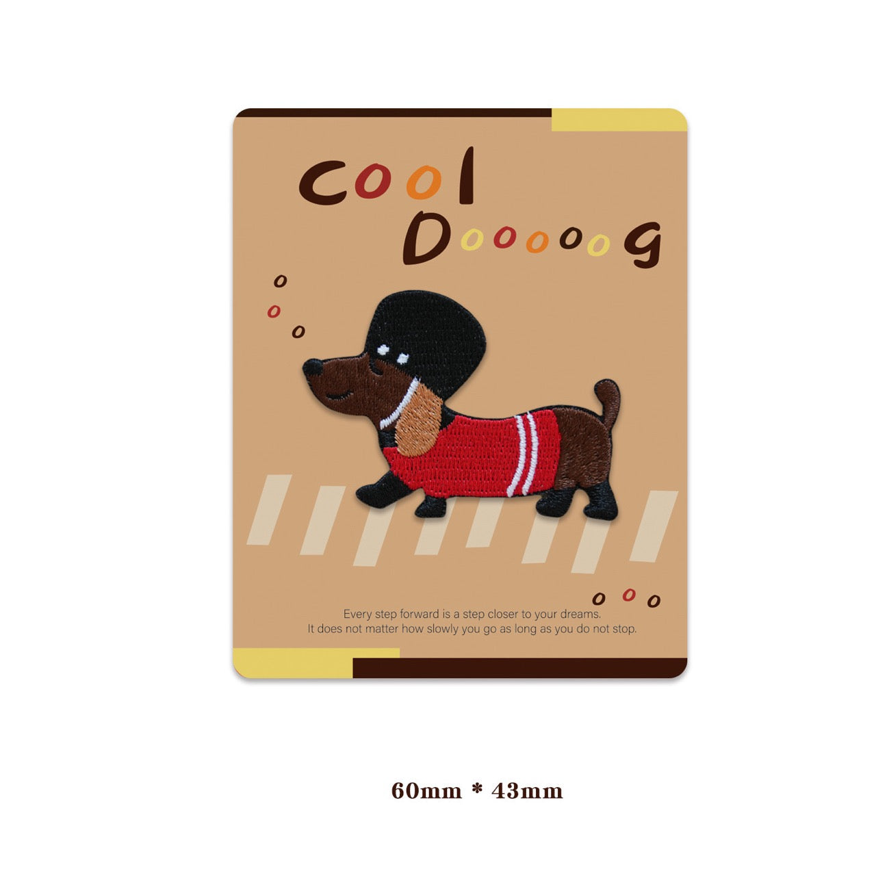 Extra Long Dachshund Patches (Stick-On)