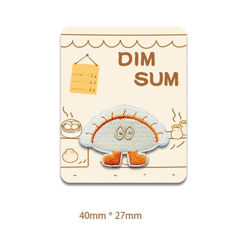 DIM SUM Embroidered Patches - Multiple Designs Available - CheerCove