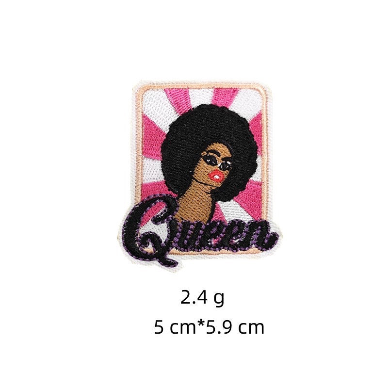 Fashion Girl ② Patches (Iron-On)