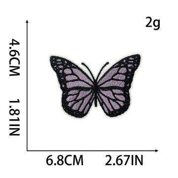 Colorful Butterfly Patches (Iron-On) - CheerCove