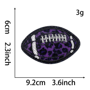 Holographic Leopard Rugby Patches (Iron-On) - CheerCove