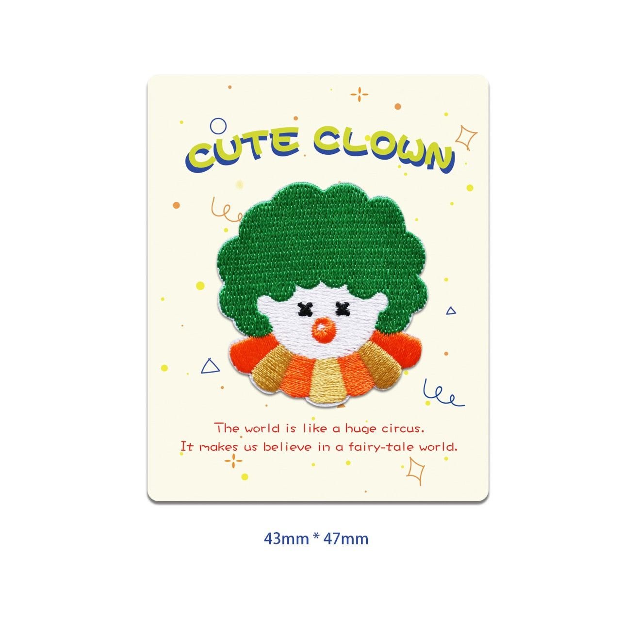 Clown Embroidered Patches - Multiple Designs Available - CheerCove