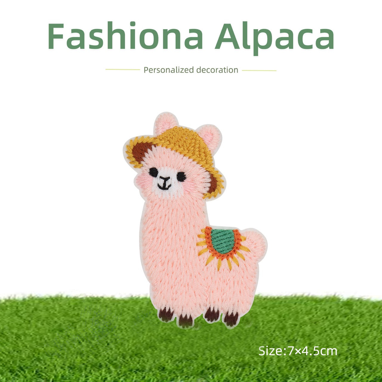 Fluffy Alpaca Patches (Stick-On)