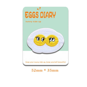 Poached Egg Embroidered Patches - Multiple Designs Available - CheerCove