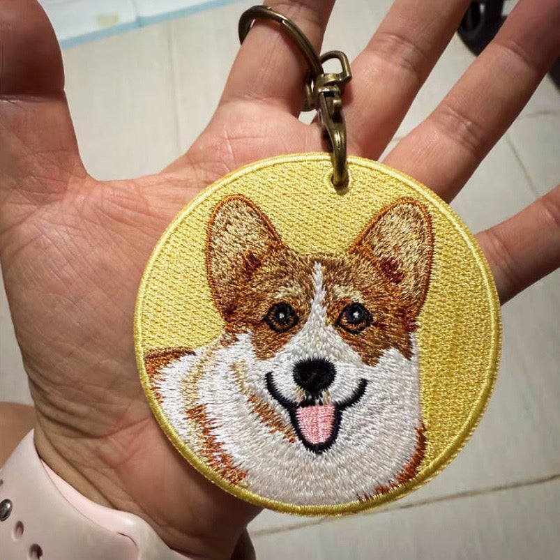 Cute Dog Double-Sided Embroidered Charms - CheerCove