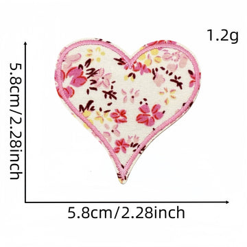 Floral Heart Embroidered Patches - Multiple Designs Available - CheerCove