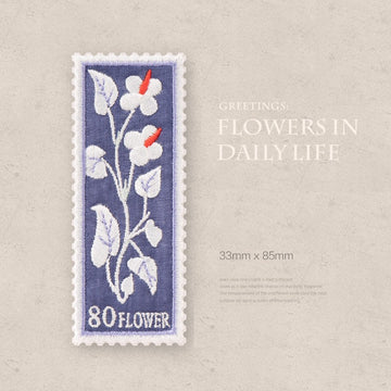Flower in Daily Life Embroidered Patches - Multiple Designs Available - CheerCove