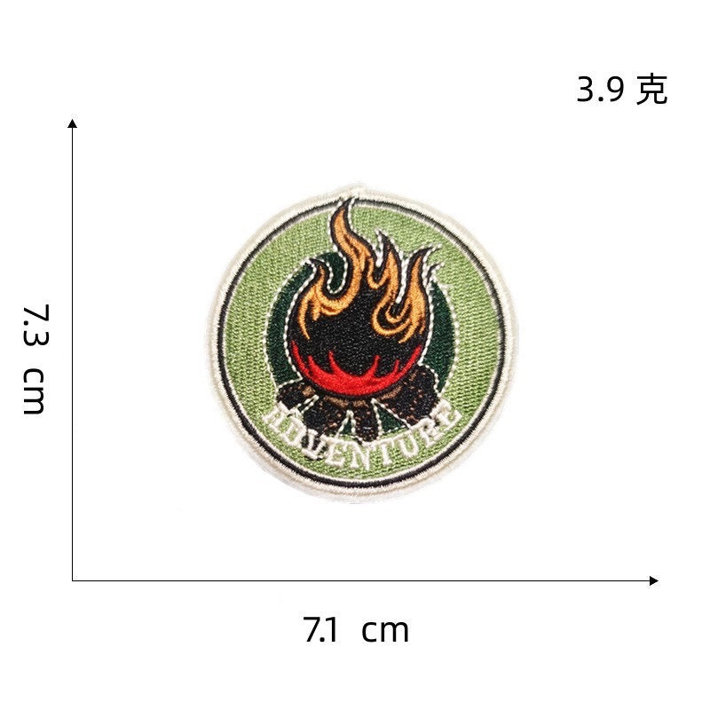 Outdoor Enthusiast Patches (Iron-On)