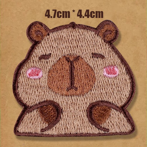 Derpy Capybara Patches (Stick-On)