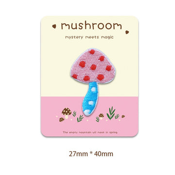 Colorful Mushroom Embroidered Patches - Multiple Designs Available - CheerCove