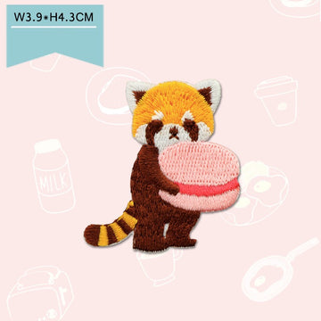 Animals with Desserts Patches(Stick-On)