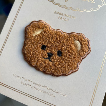 Fluffy Teddy Dog Embroidered Patches - Multiple Designs Available - CheerCove