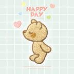 Bunny & Bear Embroidered Patches - Multiple Designs Available - CheerCove