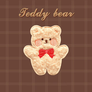 Teddy Bear Embroidered Patches - Multiple Designs Available - CheerCove