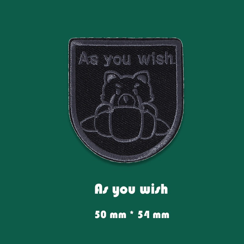 Black Icon Embroidered Patches ③ - Multiple Designs Available - CheerCove